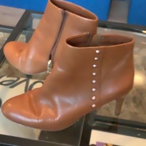 Coach tan booties size 6.5